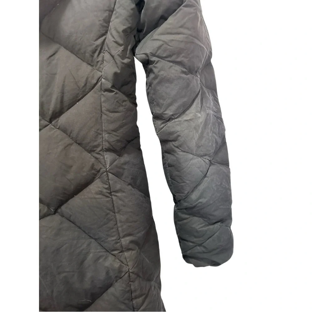 [SOLD] The North Face 600 Goose Down Jacket Women x-small Black Long Puffer Coat - Picture 5 of 7